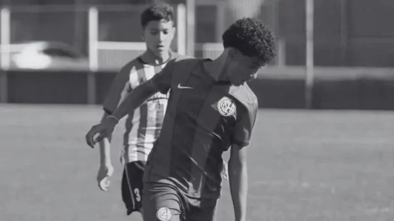 Conmoción en San Lorenzo por el fallecimiento de Valentino Guzmán Zanni, juvenil de 15 años
