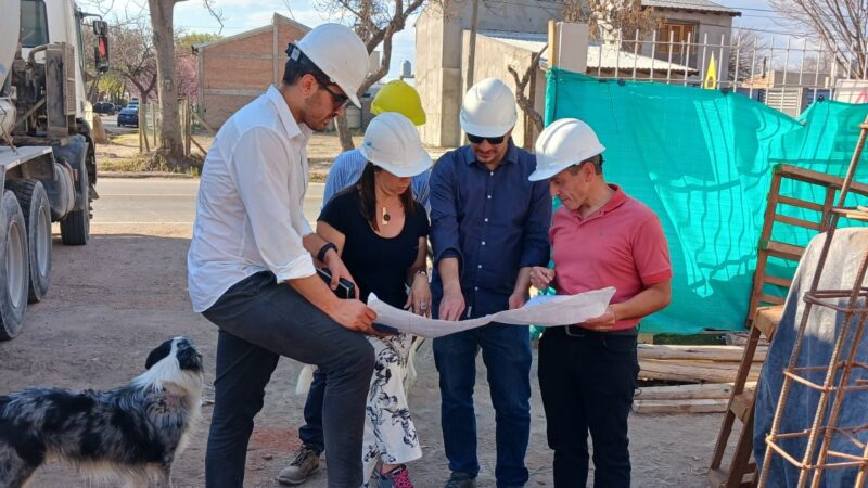 La obra del nuevo servicio de salud mental del Hospital Enfermeros Argentinos progresa a buen ritmo