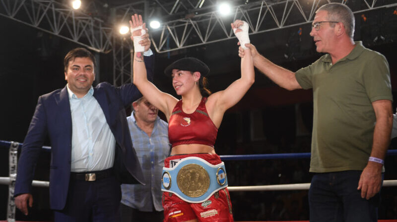 Brisa Alfonzo se coronó campeona argentina en una noche histórica para el boxeo mendocino