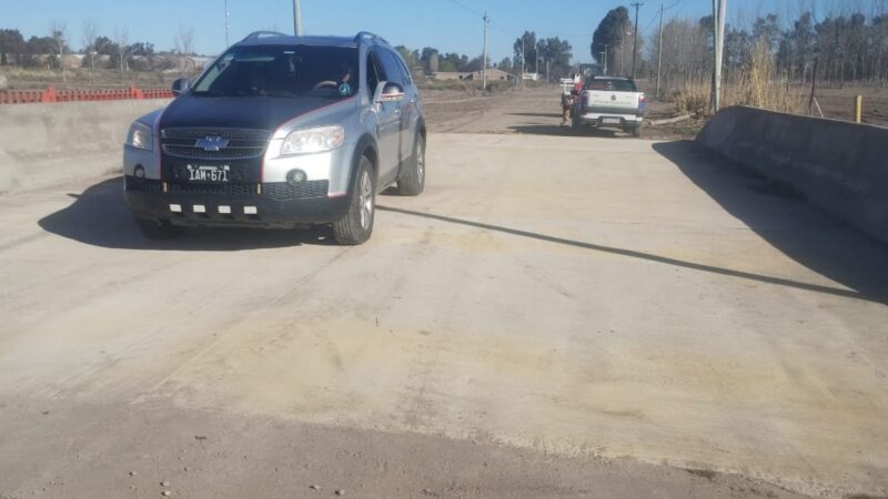 Vialidad Mendoza rehabilitó el tránsito en una obra clave que realiza en General Alvear