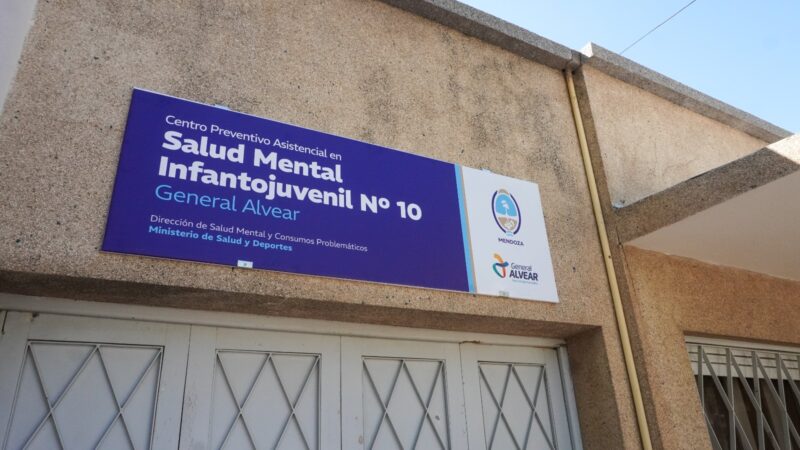 Inauguraron en General Alvear un centro de salud mental infanto-juvenil