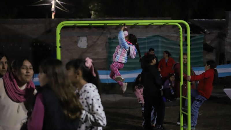 Se inauguró la plaza del barrio El Cerrito en Bowen