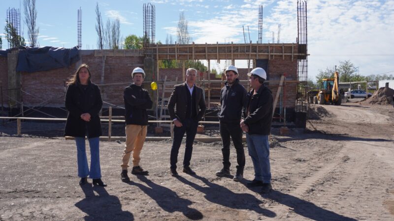 Avanza la obra del polideportivo cubierto en Bowen
