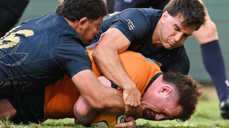 Los Pumas perdieron en la última jugada ante Australia