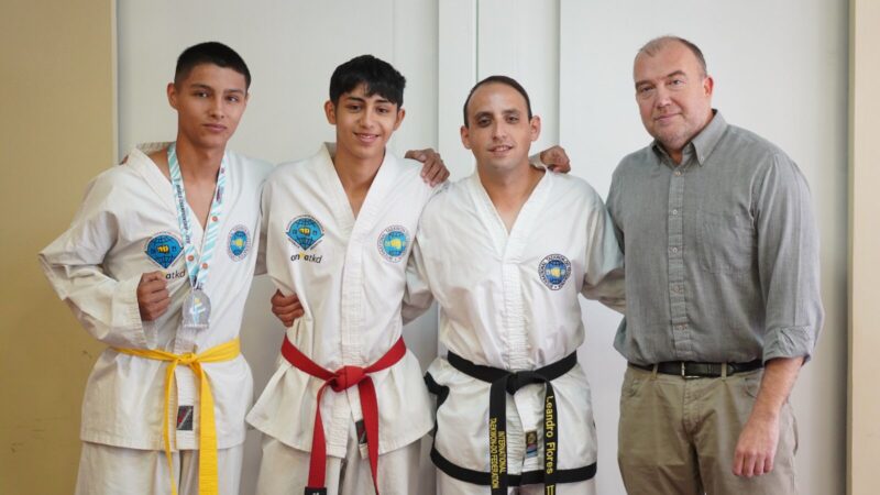 La Municipalidad de Alvear recibió a deportistas que participaron en el Mundial de Taekwondo ITF