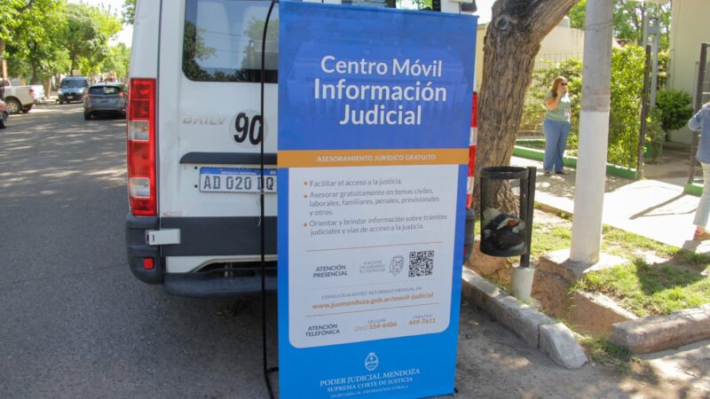 El Centro Móvil de Información Judicial estuvo presente en Alvear