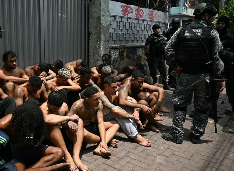 Violencia en Río de Janeiro: al menos 60 muertos en operativos policiales contra Comando Vermelho