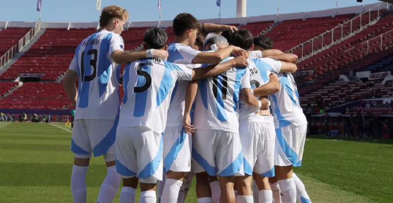 Argentina goleó a Nigeria por 4-0 y jugará contra México en los cuartos de final del Mundial Sub 20