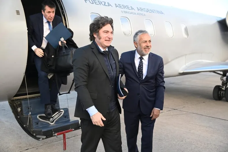 Javier Milei está en Mendoza y tendrá actividades en San Rafael y Ciudad junto a Cornejo