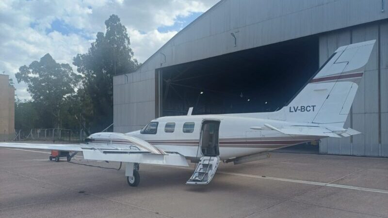 Ya se encuentra en San Rafael la primera aeronave del sistema de Lucha Antigranizo para el Sur Mendocino
