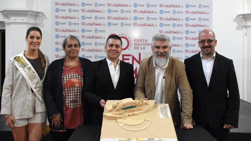 “90 cosechas de una misma cepa” es la propuesta dirigida por Pablo Perri para la Fiesta Nacional de la Vendimia 2026