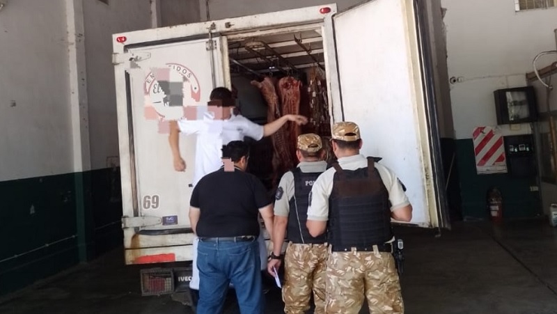 Abigeato: decomisaron 25 kg de carne
