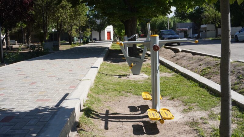 Alvear Oeste: limpieza y preparativos por el aniversario del distrito