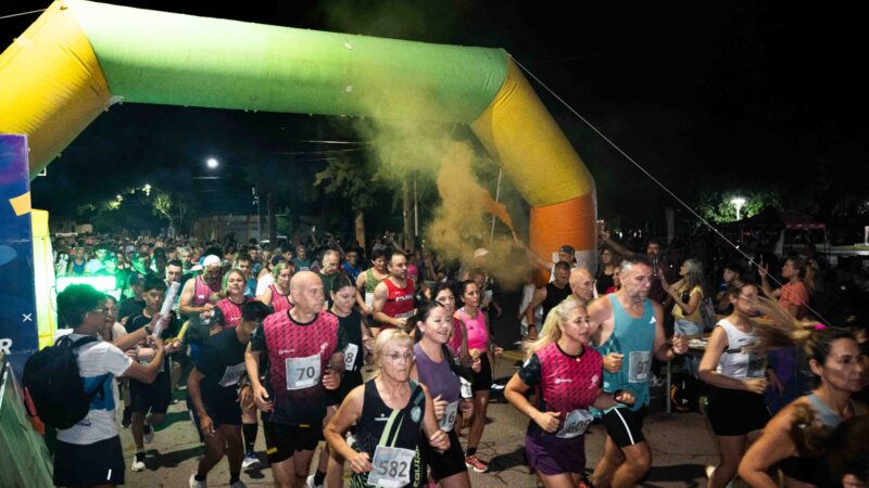 Atletismo: la competencia nocturna en Bowen reunió a más de 200 corredores