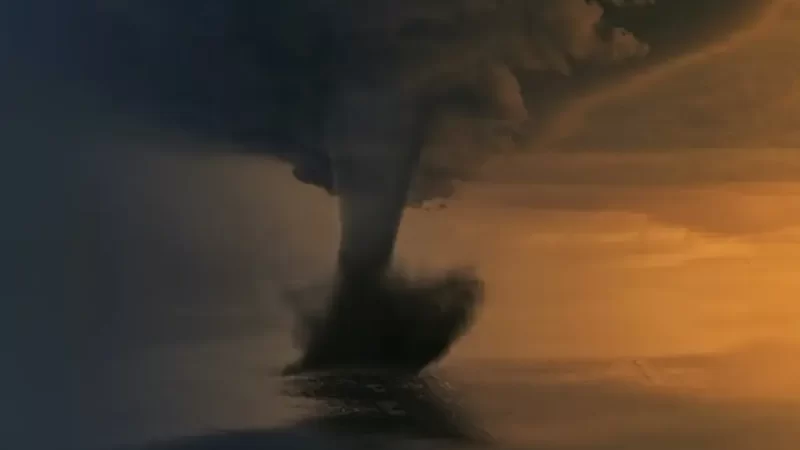 Tornado no supercelular sorprende a Neuquén