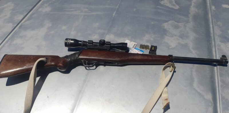 Secuestran un rifle calibre 22 durante un control policial