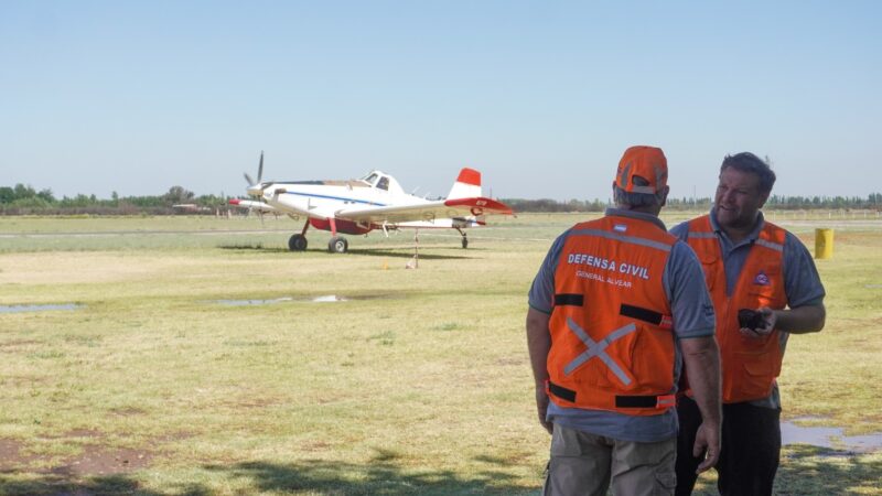 Incendio forestal en la zona de El Desagüe: el fuego fue contenido