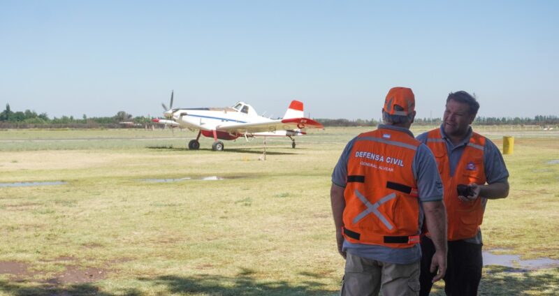 Incendio forestal en la zona de El Desagüe: el fuego fue contenido