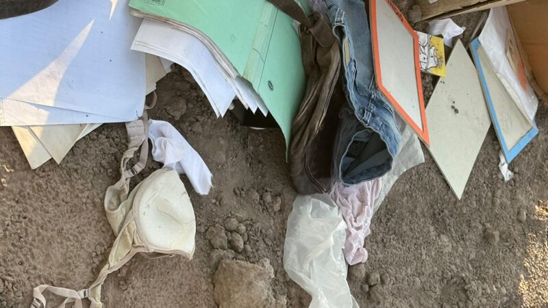Volvieron a arrojar basura en la avenida Alvear Oeste y el Municipio anticipa fuertes sanciones