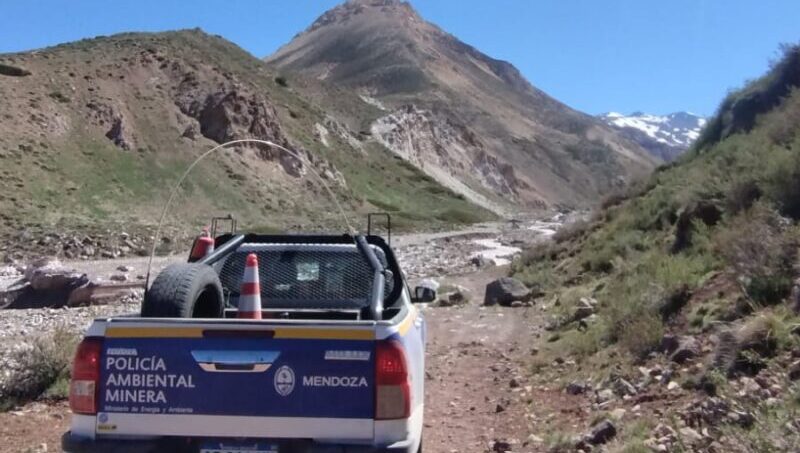 La Policía Ambiental Minera dispuso el cese de actividades en mina de tercera categoría en Malargüe