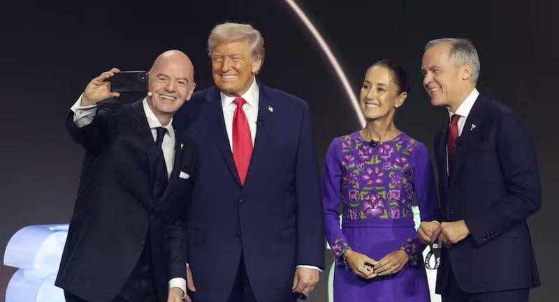 Elogios a Milei, la gambeta por Messi y un premio a medida: Trump se convierte en el protagonista del sorteo del Mundial