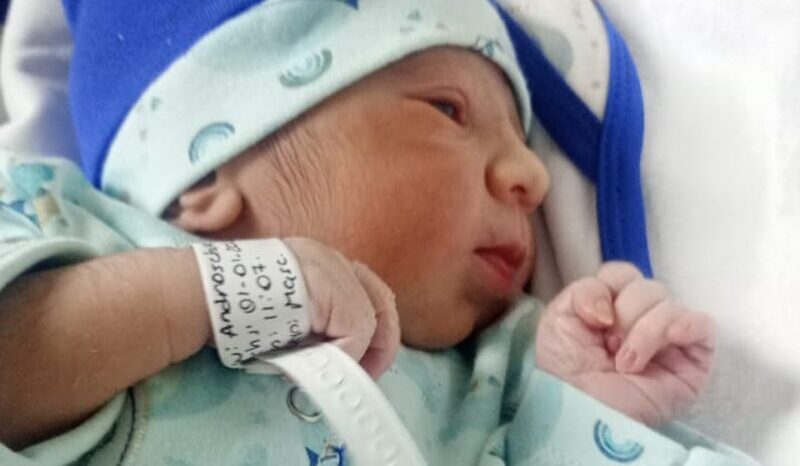 Bastian, el primer alvearense nacido en 2026