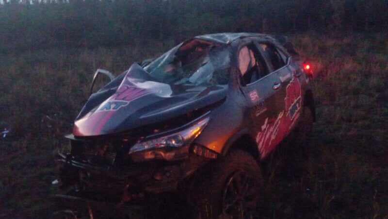 Vuelco en Ruta 146 dejó cuatro personas lesionadas