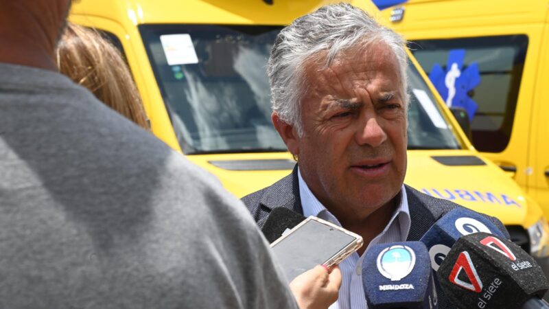 Cornejo ratificó el respaldo de Mendoza a la agenda nacional y remarcó la necesidad de impulsar el crecimiento