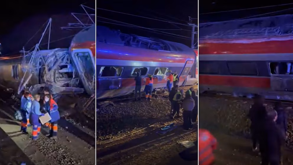 Al menos siete muertos y un centenar de heridos tras el descarrilamiento de dos trenes de alta velocidad en España