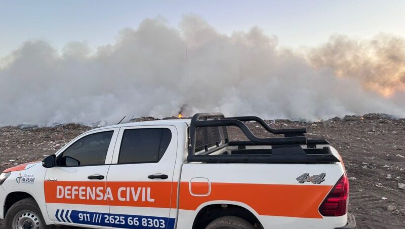 Otro incendio en Alvear