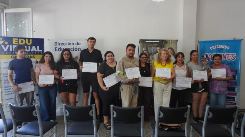Entrega de certificados por capacitaciones virtuales