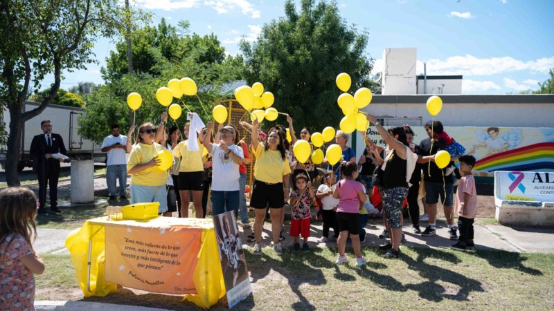 Posta solidaria por el Día Internacional de la Lucha contra el Cáncer Infantil