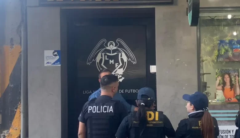Allanaron la sede de la Liga Mendocina por presuntas maniobras fraudulentas