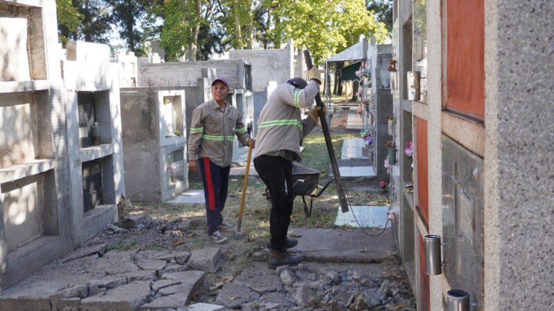 Mejoras en el cementerio municipal