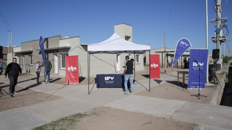 Nuevas entregas de viviendas en el Sur de Mendoza