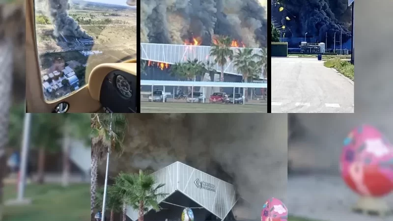 se incendió el Casino de Mendoza en el Este y evacuaron el complejo