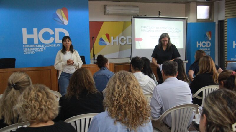 Charla informativa para fortalecer el trabajo conjunto en discapacidad
