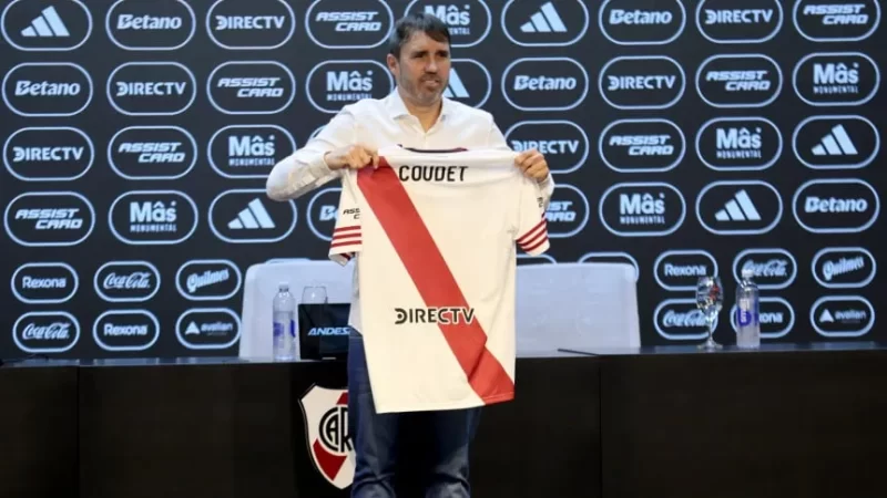 Chacho Coudet fue presentado como técnico de River: “No vine a un cumple, hay que ganar campeonatos”