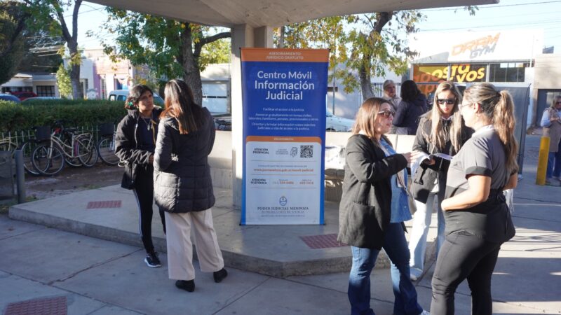 El Centro Móvil de Información Judicial brindó asesoramiento gratuito en General Alvear