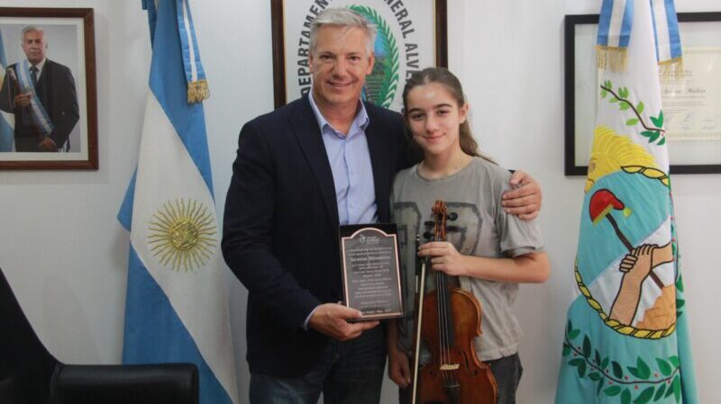 El intendente reconoció a Gretta Silvestre