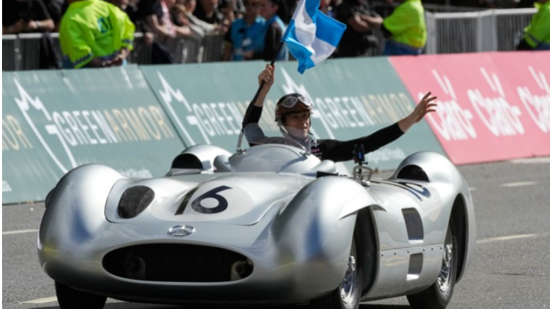 Franco Colapinto protagonizó una exhibición histórica en Buenos Aires ante miles de fanáticos